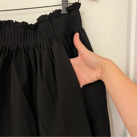 Marceille Adelaide Pleated Black Skirt - Picture 9 of 10